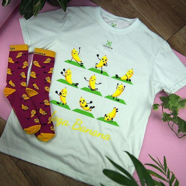 Koszulka Yoga Banana + Skarpetki Yoga Banana – zestaw męski